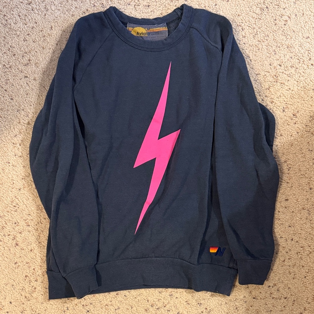 Aviator nation lightening bolt sweatshirt